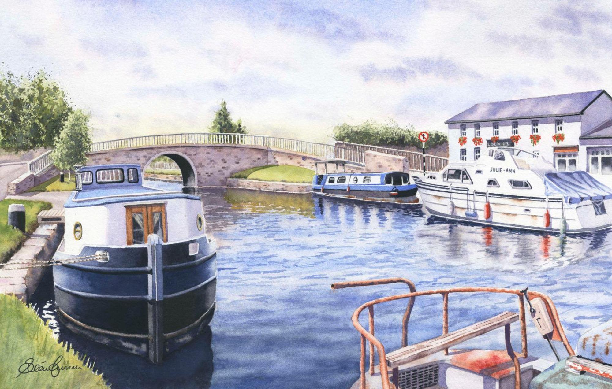 Roisin Dubh Houseboat Hotel Sallins Екстериор снимка